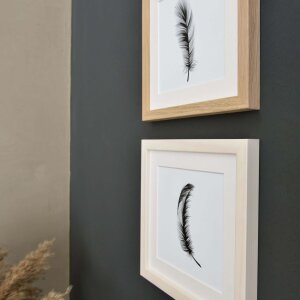 Nielsen dřevěný odnímatelný rám Quadrum 20x20 cm bílý neprůhledný
