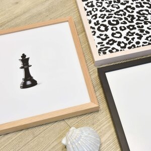 Nielsen dřevěný odnímatelný rám Quadrum 30x30 cm sněhově bílý
