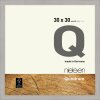 Nielsen dřevěný odnímatelný rám Quadrum 30x30 cm cementově šedý