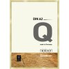 Nielsen dřevěný odnímatelný rám Quadrum 42x59,4 cm zlatý