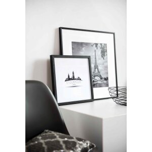 Nielsen dřevěný odnímatelný rám Quadrum 42x59,4 cm cementově šedý
