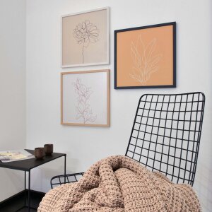 Nielsen dřevěný odnímatelný rám Quadrum 40x40 cm bílý neprůhledný