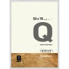 Nielsen dřevěný odnímatelný rám Quadrum 50x70 cm sněhově bílý