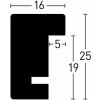 Nielsen dřevěný odnímatelný rám Quadrum 59,4x84,1 cm bílý neprůhledný