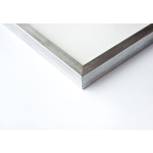 Nielsen dřevěný odnímatelný rám Quadrum 60x80 cm stříbrný