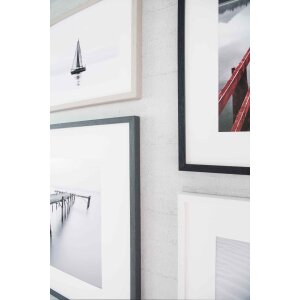 Nielsen dřevěný odnímatelný rám Quadrum 60x80 cm havraní černá