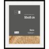 Nielsen dřevěný rám na obrázky Skava černý 50x60 cm s paspartou