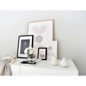 Nielsen dřevěný obrazový rám Skava White 50x60 cm s paspartou 40x50 cm