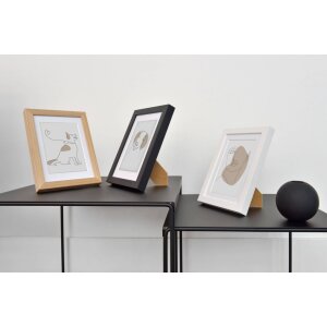Nielsen dřevěný obrazový rám Skava černý 50x70 cm passe-partout 40x60 cm