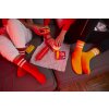 Dvojité balení ponožek EatMySocks Ketchup & Mustard