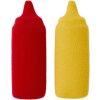Dvojité balení ponožek EatMySocks Ketchup & Mustard