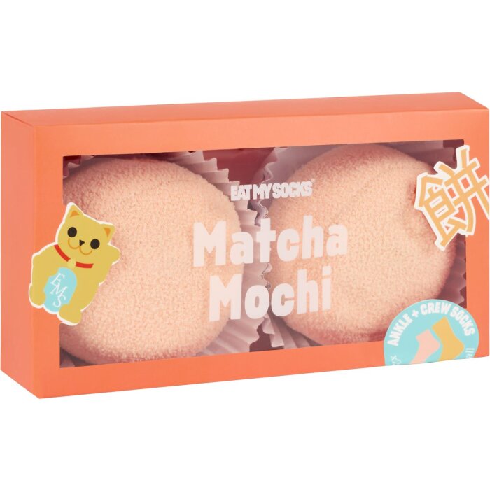 EatMySocks dvojité balení krátkých a dlouhých ponožek Mochi Mango