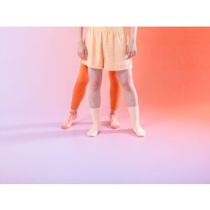 EatMySocks dvojité balení krátkých a dlouhých ponožek Mochi Mango
