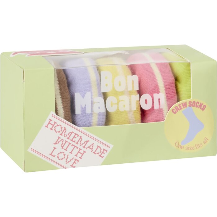 Ponožky posádky EatMySocks Bon Macaron