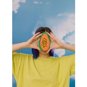 EatMySocks dlouhé ponožky Juicy Papaya