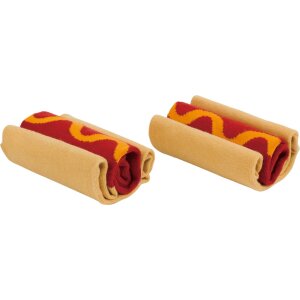EatMySocks Hot Dog Ponožky Vtipný nápad na dárek lýtkové ponožky bavlna mix 1 pár
