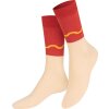 EatMySocks Hot Dog Ponožky Vtipný nápad na dárek lýtkové ponožky bavlna mix 1 pár