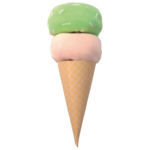 EatMySocks Dlouhé ponožky Dolce Gelato Pink Green zmrzlinový kužel