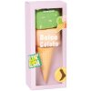 EatMySocks Dlouhé ponožky Dolce Gelato Pink Green zmrzlinový kužel