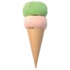 EatMySocks Dlouhé ponožky Dolce Gelato Pink Green zmrzlinový kužel