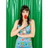 EatMySocks Krátké ponožky Pretty Rose Red 100% bavlna Nápad na dárek