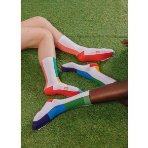 EatMySocks Dlouhé ponožky Rainbow Dream Pinky