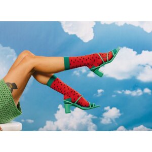 EatMySocks Dlouhé ponožky Fresh Watermelon