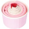 EatMySocks dlouhé ponožky Strawberry Cupcake dárková krabička lýtkové ponožky
