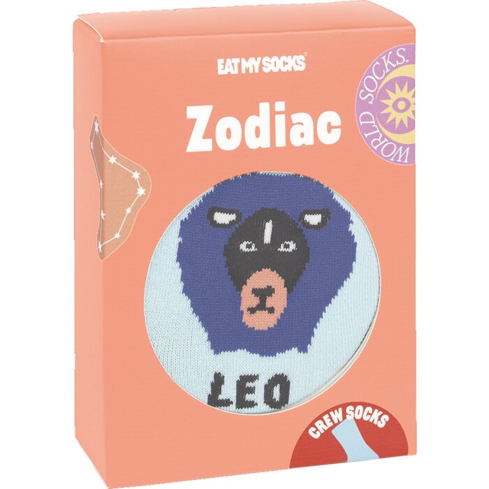 EatMySocks posádka ponožek znamení zvěrokruhu Lev