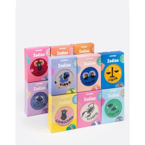 EatMySocks Posádkové ponožky Panna 1 pár znamení zvěrokruhu bavlna 30-42