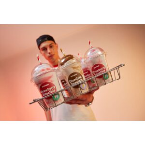 EatMySocks dvojité balení ponožek Strawberry Smoothie kotníkové ponožky crew sock