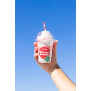 EatMySocks dvojité balení ponožek Strawberry Smoothie kotníkové ponožky crew sock