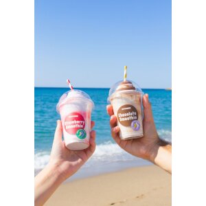EatMySocks dvojité balení ponožek Strawberry Smoothie kotníkové ponožky crew sock