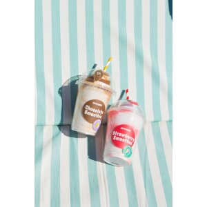 EatMySocks dvojité balení ponožek Strawberry Smoothie kotníkové ponožky crew sock