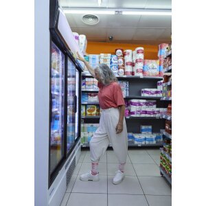 EatMySocks dvojité balení ponožek Strawberry Smoothie kotníkové ponožky crew sock