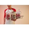 EatMySocks dvojité balení ponožek Strawberry Smoothie kotníkové ponožky crew sock