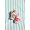 EatMySocks dvojité balení ponožek Strawberry Smoothie kotníkové ponožky crew sock