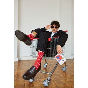 EatMySocks dvojité balení ponožek Rump Steak 2 páry bavlna 30° prací cyklus