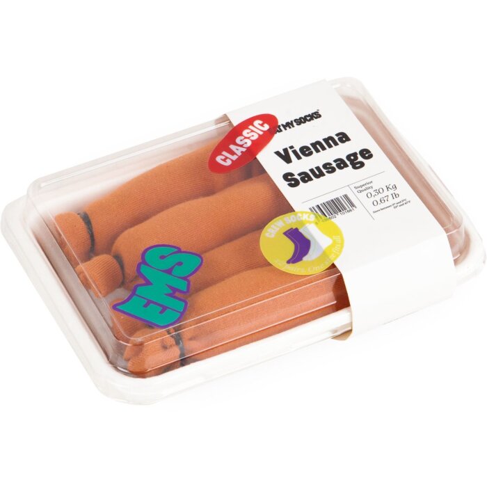 EatMySocks dvojité balení krátkých ponožek Vienna Sausage