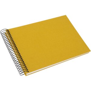 Goldbuch spirálové album Bella Vista mustard 24x17 cm 40 bílých stran plátno