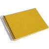 Goldbuch spirálové album Bella Vista mustard 24x17 cm 40 bílých stran plátno