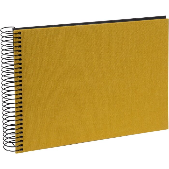 Goldbuch spirálové album Bella Vista mustard 24x17 cm 40 černých stran