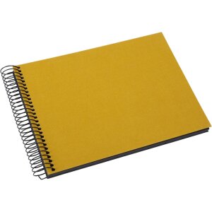 Goldbuch spirálové album Bella Vista mustard 24x17 cm 40 černých stran