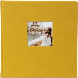Goldbuch fotoalbum Bella Vista hořčice 25x25 cm 60 bílých stran