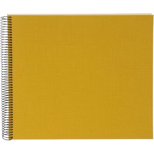 Goldbuch spirálové album Bella Vista hořčice 34x30 cm 40 bílých stran