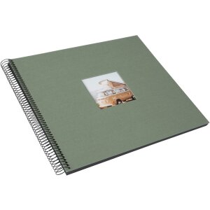 Goldbuch spirálové album Bella Vista Artichoke 34x30 cm 40 černých stran