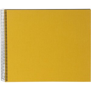 Goldbuch spirálové album Bella Vista mustard 35x30 cm 40 černých stran