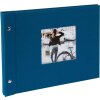 Goldbuch album se šroubovacím uzávěrem Bella Vista petrol 30x25 cm 40 černých stran