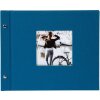 Goldbuch album se šroubovacím uzávěrem Bella Vista petrol 30x25 cm 40 černých stran