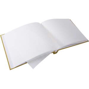 Goldbuch šroubovací album Bella Vista hořčice 30x25 cm 40 bílých stran